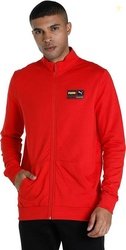 PUMA Knitted Jacket FF Logo Men Solid Sports Jacket