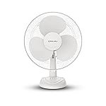 Bajaj Frore Neo Table Fan 400 MM | Table Fans For Home & Office | Aerodynamically Balanced Blades | 100% Copper Motor | High Air Delivery | 3-Speed Control | 2-Yrs Warranty ãWhiteã