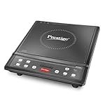 Prestige IRIS ECO 1200 W Induction Cooktop with Automatic Voltage Regulator |Indian Menu Option |High Voltage Surge Protection |Timer with User Pre-Set|1 year Warranty |Black