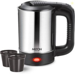 MILTON Euroline Electric Travel Kettle With Handle, 1000 Watt Beverage