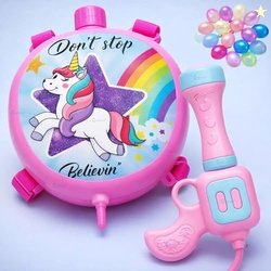 GRAPHENE Pink Holi Pichkari Water Gun Spray Pistol Leak Proof 600ml Hi