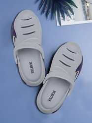 KILLER Men Clogs Sandal(Grey , 8)