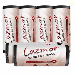 Lazmor Premium Biodegradable Garbage Bags | Medium | 180 Count | 19x21