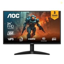 AOC 24B36H 23.8-Inch IPS Full HD Monitor, 100Hz Refresh Rate, 1ms Resp