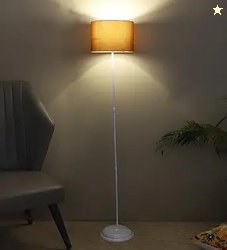 tu casa Metal Floor Lamp (Foldable) - Standing Lamp for Living Room &