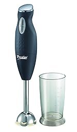 Prestige PHB 5.0 200 Watt 2 Speed Hand Blender with Blending Jar – Black