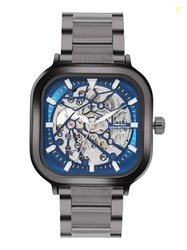 French Connection Blue Skeleton Dial Automatic Watch for Men - FCA27GN