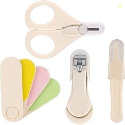 JUNIOR JOE 4 in 1 Newborn Baby Nail Care Set with Nail Scissor Nail Cl