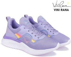 BERSACHE Lace Running Shoes For Girls(Purple, 11-12 Years)