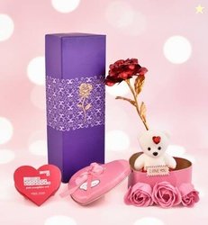 PRIDE STORE Artificial Flower Gift Set
