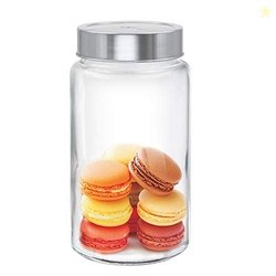 Treo By Milton Radius Glass Jar, 1000 ml, Transparent | Storage Jar |