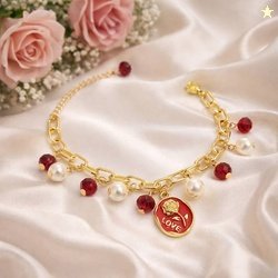 TUBA artistry Crystal Charm Bracelet