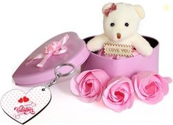 SKY TRENDS Artificial Flower Gift Set