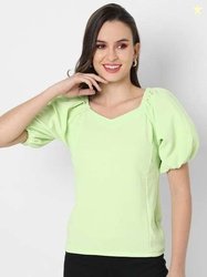 Campus Sutra Women Crepe Top