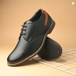 Averatto Black Office Wear & Party Wear Semi Formal shoe for Mens (M99