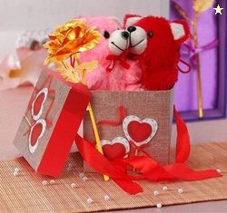 TIED RIBBONS Artificial Flower Gift Set