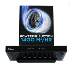 Midea 60 cm 1400 m3/hr Filter-less, Autoclean, Motion Sensor, T Shape