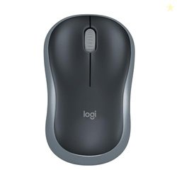 Logitech M186 Wireless Mouse, 2.4GHz with USB Mini Receiver, 3 Years B