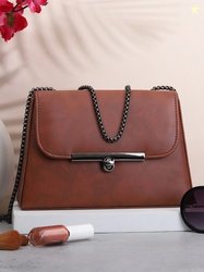 ROSS BROWN Structured Sling Bag