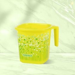 Nayasa Square Ring DLX Mug | 1.5 Liter | Mug for Bathroom | Unbreakabl