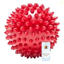 Foodie Puppies Natural Rubber Spike Ball - 2.8inch/ 7cm | Suitable for