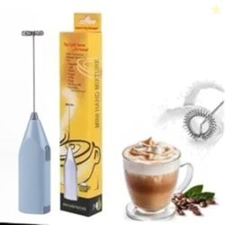 Bonsenkitchen Electric Milk Frother Handheld Drink Mixer, Milk Foam Ma