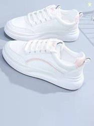 Layasa Casual Sneakers White Shoes For Girls And Sneakers For Women(Wh