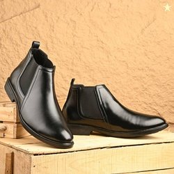 AMICO Chelsea Boots For Mens Boots For Men(Black , 8)