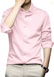 cvc Men Regular Fit Solid Spread Collar Formal Shirt