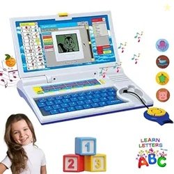 Educational Laptop for Kids (1 Year Warranty) w/ Mouse Games 20 Fun Co