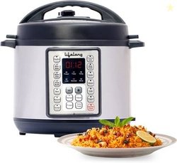 Lifelong LLEPC922 Electric Pressure Cooker(5 L, Black)