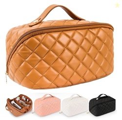 Ghime Travel Cosmetic Bag Women's Makeup Large Capacity Portable PU Le