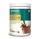PharmEasy Diabetic Protein Powder – 400g | 2X Calcium, Magnesium and Zinc | Protein Intake Twice Daily for Supporting Sugar Levels & Weight Balance | No Added Sugar | Dutch Chocolate Flavor