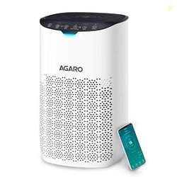 AGARO Royal Air Purifier For Home, Bedroom,True HEPA Filter H13, Remov