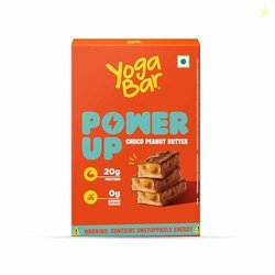 Yogabar Power Up 20g Protein Bar (5 Bars, Choco Peanut Butter, No Adde