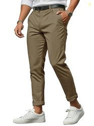 Noble Monk Formal Pants for Men | Stylish Regular Fit Men's Wear Trous