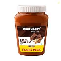 Pureheart Nut Spread Choco Mixed Nut (1 kg, Pack of 2) Nutty Chocolate