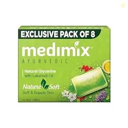 Medimix Ayurvedic Natural Glycerine Bathing Soap With Lakshadi Oil For