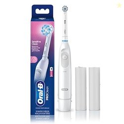 Oral B Pro Expert AA Battery Electric Toothbrush for Adults, 2 Min Tim