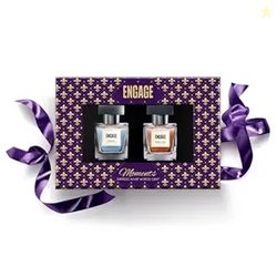 Engage Gift Set - Moments Luxury Perfume Gifts For Men, 100ml, Long La