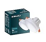 Bajaj Polycarbonate Celesta LED Deep Downlight 5W | for Smaller Spaces | LED Back-Lit Technology | Green (Pack of 1)