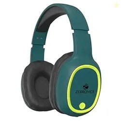ZEBRONICS Thunder Bluetooth 5.3 Wireless Over Ear Headphones with 60H