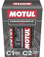 Motul Combo of C2 Chain Lube (150 ml) and C1 Chain Clean for All Bikes (150 ml) (LBCH001)