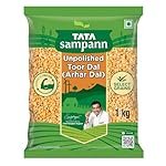 Tata Sampann Unpolished Toor Dal/Arhar Dal, 1kg