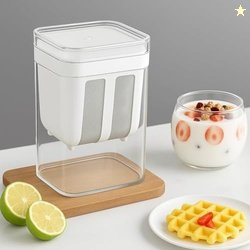 SHITHI Hung Curd Strainer Box | Greek Yogurt & Curd Maker - 1100ml Fin