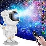 DesiDiyaÂ® Astronaut Light Projector â 360Â° Galaxy Star Projector with Timer & Remote Control, Ideal for Bedroom Ceiling, Home Decor, and Parties (Corded Electric)
