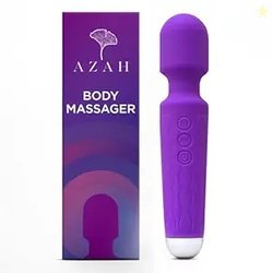 Azah Personal Massager For Women | 20 Vibration Modes, USB Rechargeabl