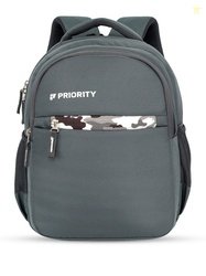 Priority Kids Brand Logo School Backpack