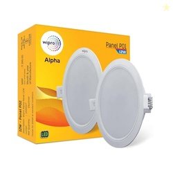 Wipro 12w Alpha Downlight for Junction Box | Warm White (2700K) |4 inc