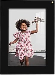 6X4 inch black Picture Frame Made of Syenthetic Wood High Definition p